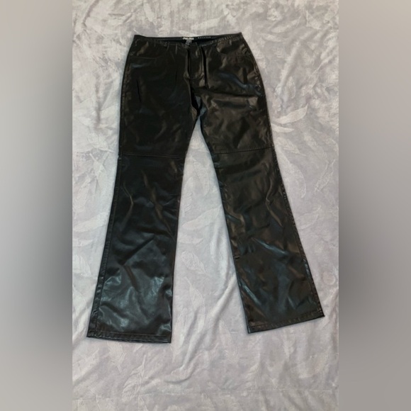 Vintage y2k Vegan Leather Pant with Maurices Tank - Picture 2 of 7